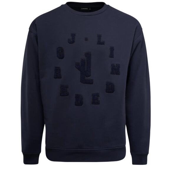J.Lindeberg Kyzer Logo Sweatshirt JL Navy, Medium - Picture 1 of 7